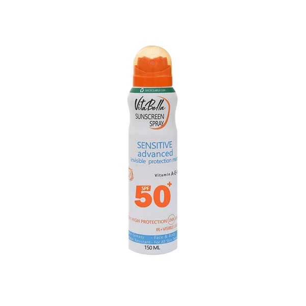 اسپری ضد آفتاب SPF 50 ویتابلا مخصوص بدن | محافظت و جوانسازی پوست