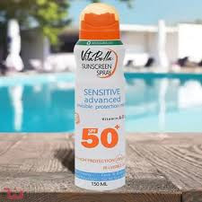 اسپری ضد آفتاب SPF 50 ویتابلا مخصوص بدن | محافظت و جوانسازی پوست